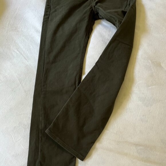 Levi's 511 Men's Commuter Jeans in Olive Green - Picture 3 of 12